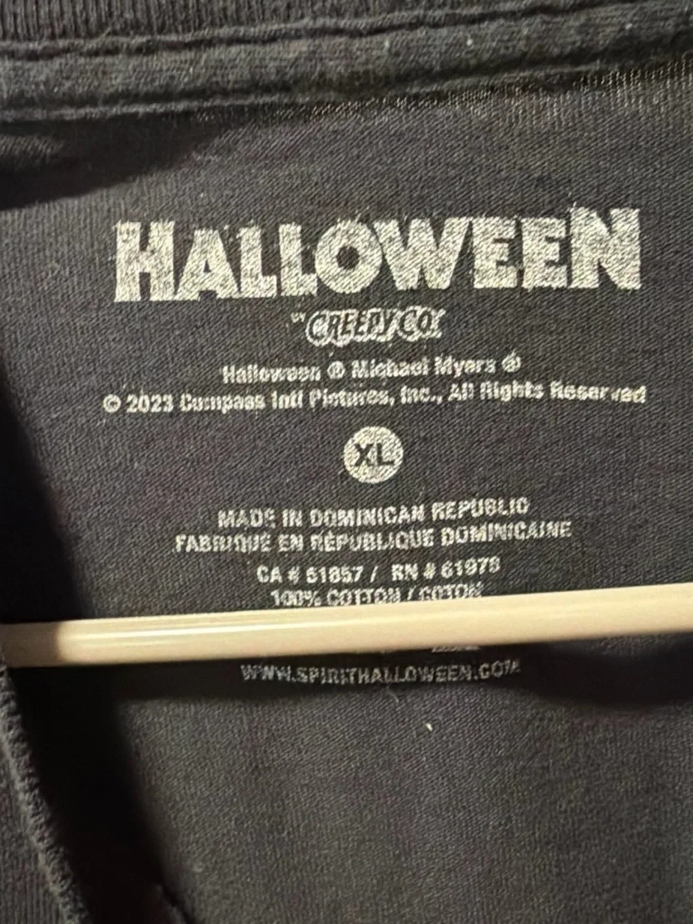Halloween Safety Michael Myers Kids Costume T‑Shirt - Black